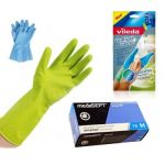 Rukavice, vinylové, gumové, latexové Rukavice, vinylové, gumové, latexové